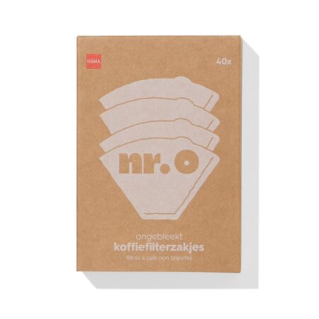 HEMA Koffiefilterzakjes nr.0 ongebleekt - 40 stuks | HEMA