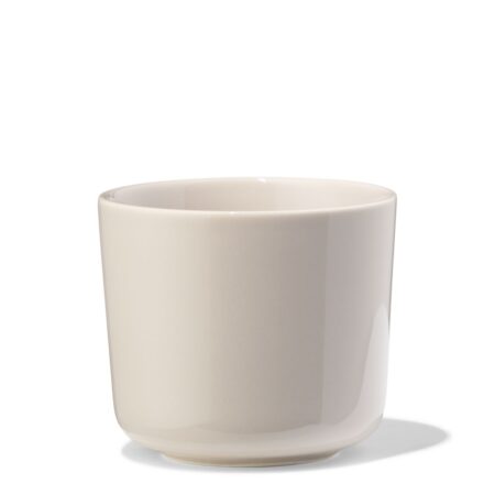HEMA Koffiekopje 200ml Knap new bone china grijs (grijs) | HEMA