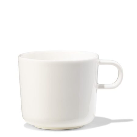 HEMA Koffiekopje 200ml Knap new bone china wit (wit) | HEMA