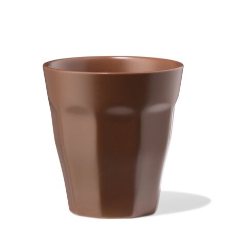 HEMA Koffiekopje 250ml Mirabeau aardewerk donkerbruin (donkerbruin) | HEMA
