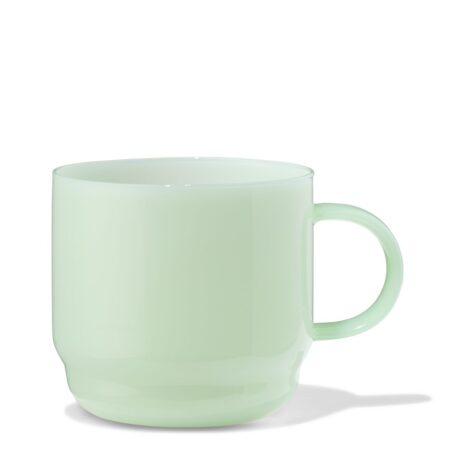 HEMA Koffiekopje 260ml glas groen (groen) | HEMA
