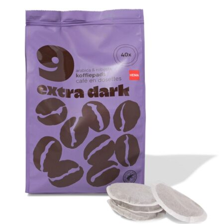 Koffiepads extra dark - 40 stuks
