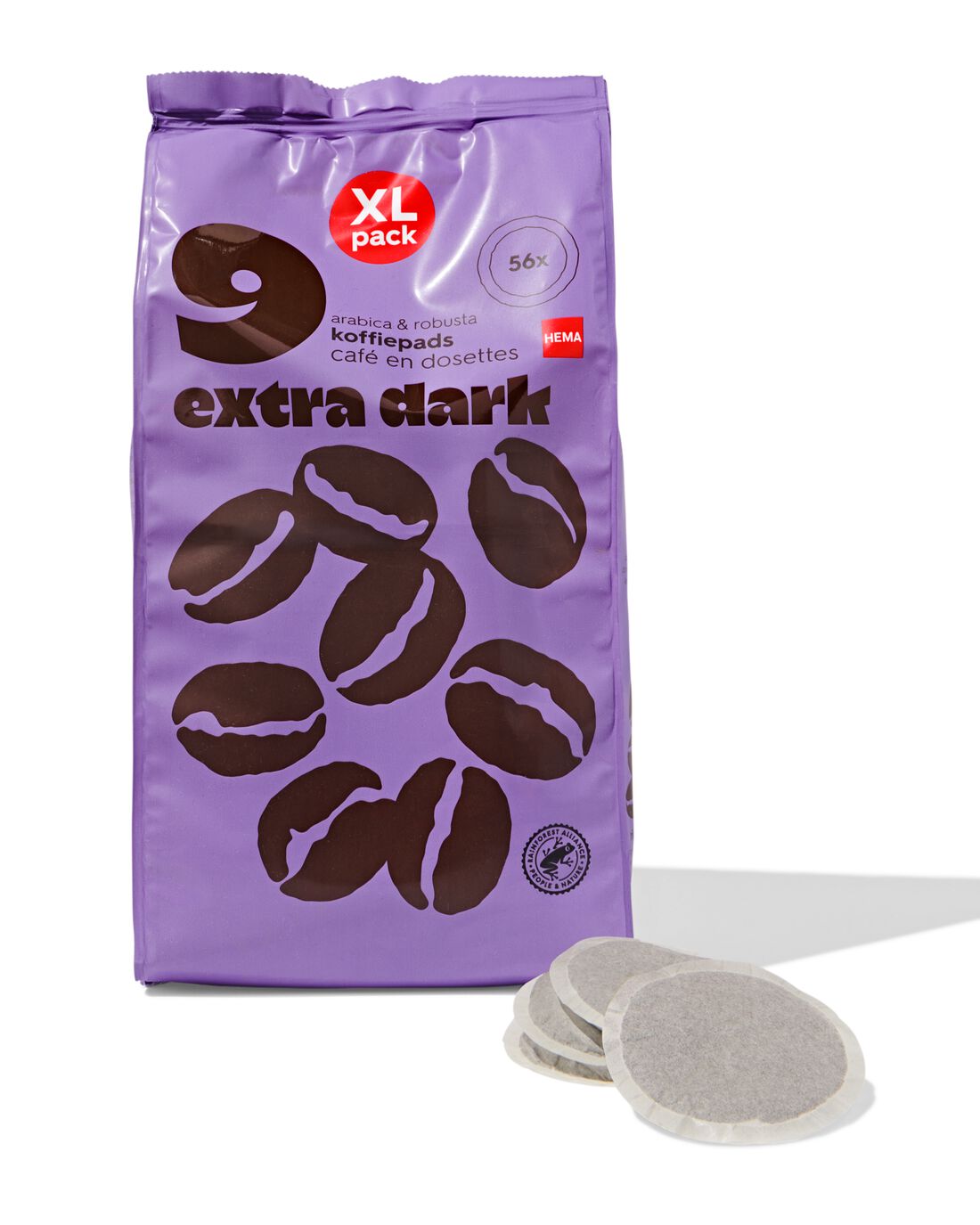 Koffiepads extra dark - 56 stuks