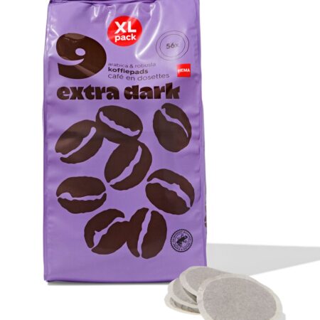 HEMA Koffiepads extra dark - 56 stuks | HEMA