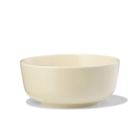 HEMA Kom Ø11cm Knap new bone china geel (geel) | HEMA