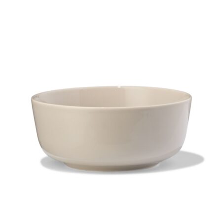 HEMA Kom Ø11cm Knap new bone china grijs (grijs) | HEMA