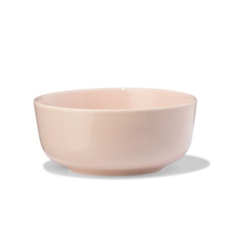 HEMA Kom Ø11cm Knap new bone china roze (roze) | HEMA