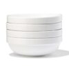 Kom Ø15cm Alledag porselein wit - 4 stuks (wit)