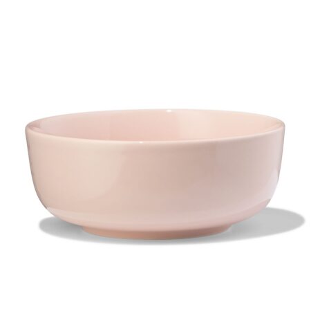HEMA Kom Ø15cm Knap new bone china roze (roze) | HEMA