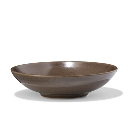 HEMA Kom Ø15cm Puur aardewerk donkerbruin (donkerbruin) | HEMA
