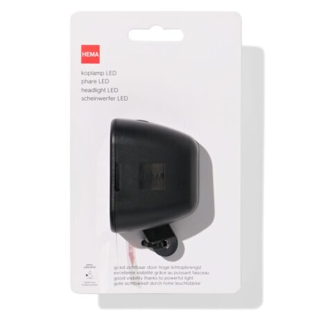 HEMA Koplamp led (zwart) | HEMA
