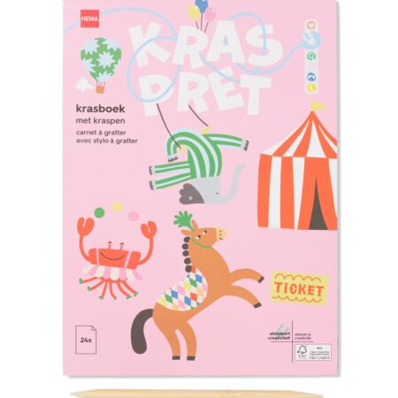 Kraskleurboek A5 circus