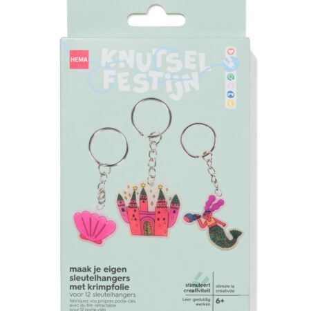 HEMA Krimpfolie sleutelhangers fantasie | HEMA