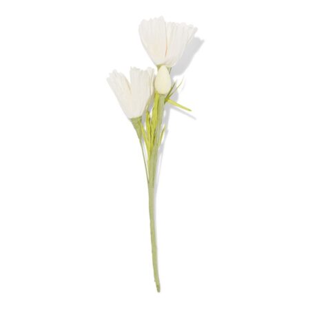 HEMA Kunstbloem 24cm papier wit (wit) | HEMA