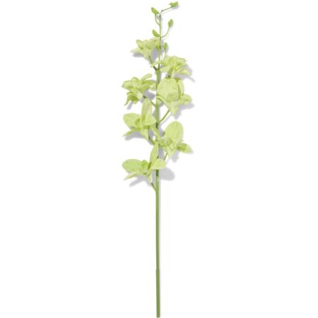 HEMA Kunstbloem dendrobium 55cm rubber groen (groen) | HEMA