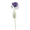 HEMA Kunstbloem klaproos 55cm rubber paars (paars) | HEMA