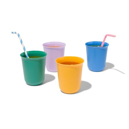 HEMA Kunststof bekers - 4 stuks | HEMA