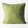 Kussenhoes 50x50cm boucle groen