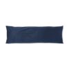Kussensloop 50x160cm zacht katoen donkerblauw
