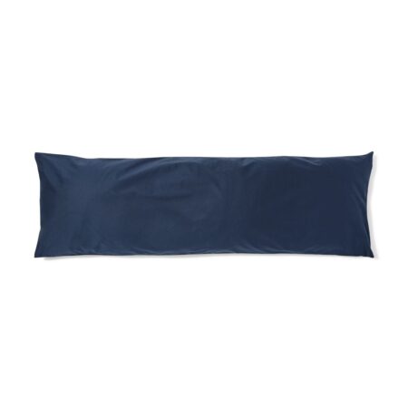 HEMA Kussensloop 50x160cm zacht katoen donkerblauw (donkerblauw) | HEMA