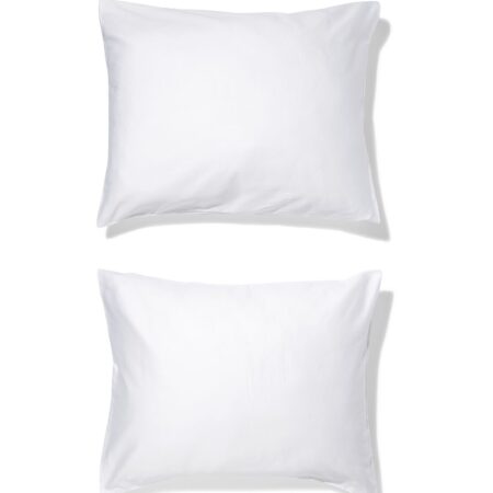 HEMA Kussenslopen 60x70cm hotel katoen percal wit - 2 stuks (wit) | HEMA