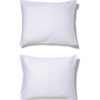 HEMA Kussenslopen 60x70cm hotel katoen satijn wit - 2 stuks (wit) | HEMA