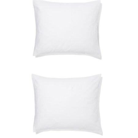 HEMA Kussenslopen 60x70cm katoen wit (wit) | HEMA