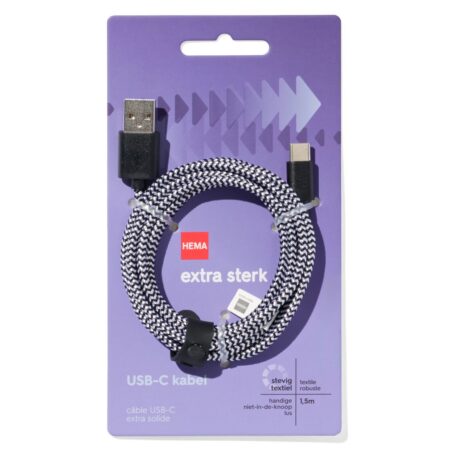HEMA Laadkabel USB naar USB-C 1.5m | HEMA
