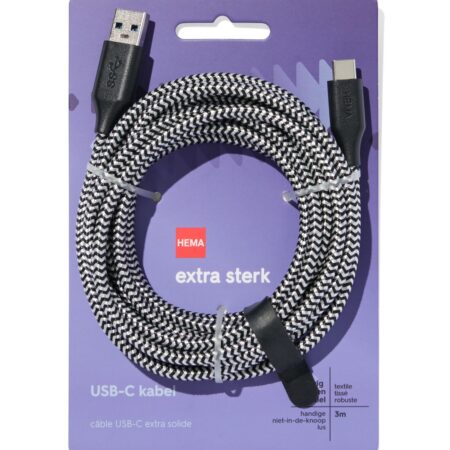 HEMA Laadkabel USB naar USB-C 3m | HEMA