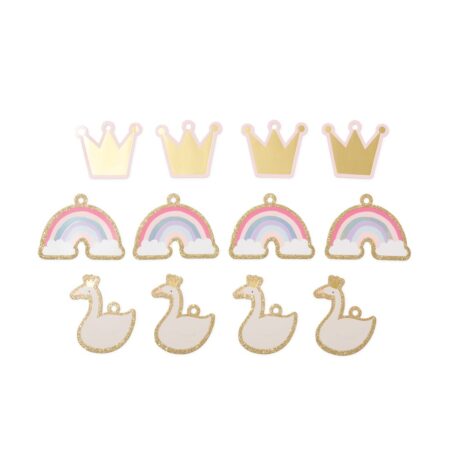 HEMA Labels 9.5x13cm prinses - 12 stuks (roze) | HEMA