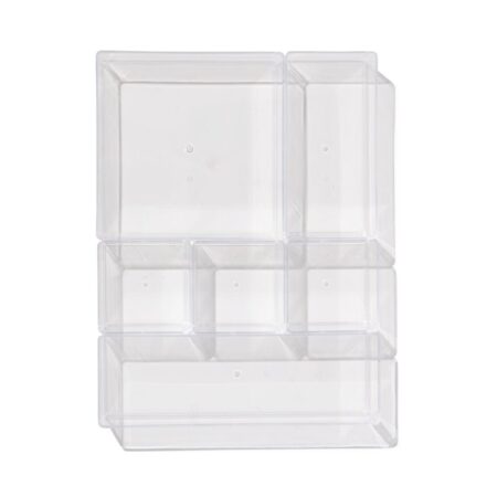 HEMA Lade organizer 30x22.5x5.5 6-delig (Transparant) | HEMA