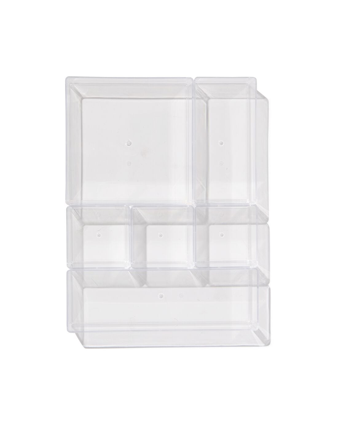 HEMA Lade organizer 30x22.5x5.5 6-delig (Transparant) | HEMA