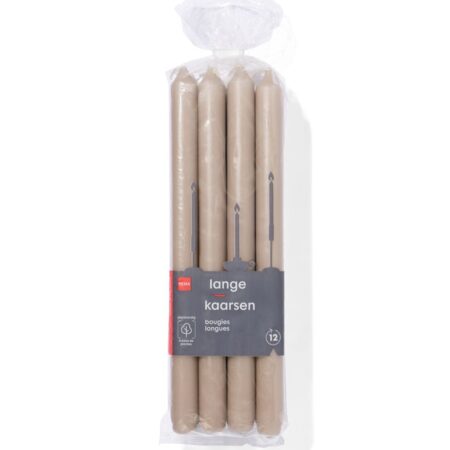 HEMA Lange huishoudkaars Ø2.2x29 naturel (naturel) | HEMA