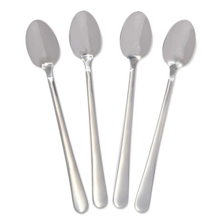 HEMA Lange lepels 19cm Sydney - 4 stuks (zilver) | HEMA