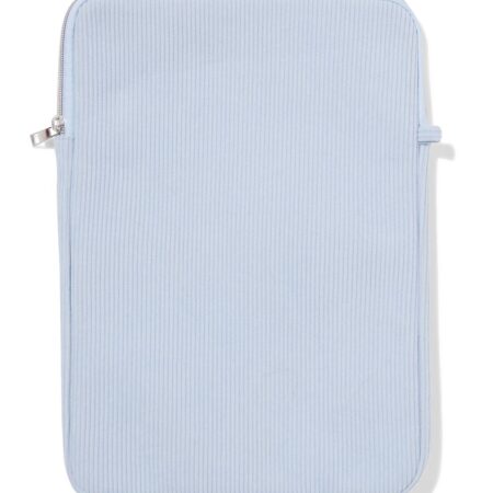 HEMA Laptopsleeve 38x27x2cm rib blauw (lichtblauw) | HEMA