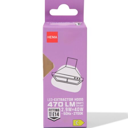 HEMA Led afzuigkap clear E14 2.9W 470lm | HEMA