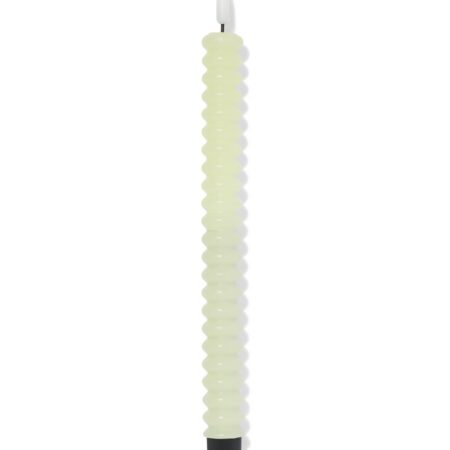 HEMA Led huishoudkaars ⌀2.3x29cm ribbel lichtgroen (lichtgroen) | HEMA