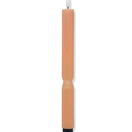 HEMA Led huishoudkaars ⌀2.3x29cm ribbel naturel (naturel) | HEMA