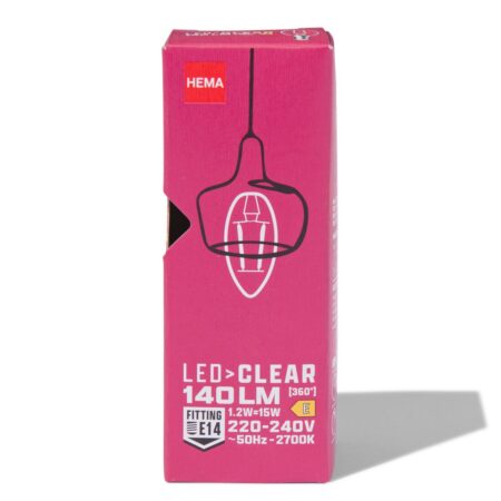 HEMA Led kaars clear E14 1.2W 140lm | HEMA