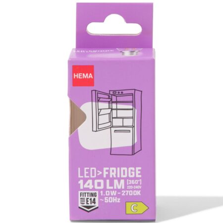 HEMA Led koelkast clear E14 1.0W 140lm | HEMA