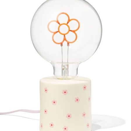 HEMA Led-lamp 12.5x12.5x23cm bloem | HEMA