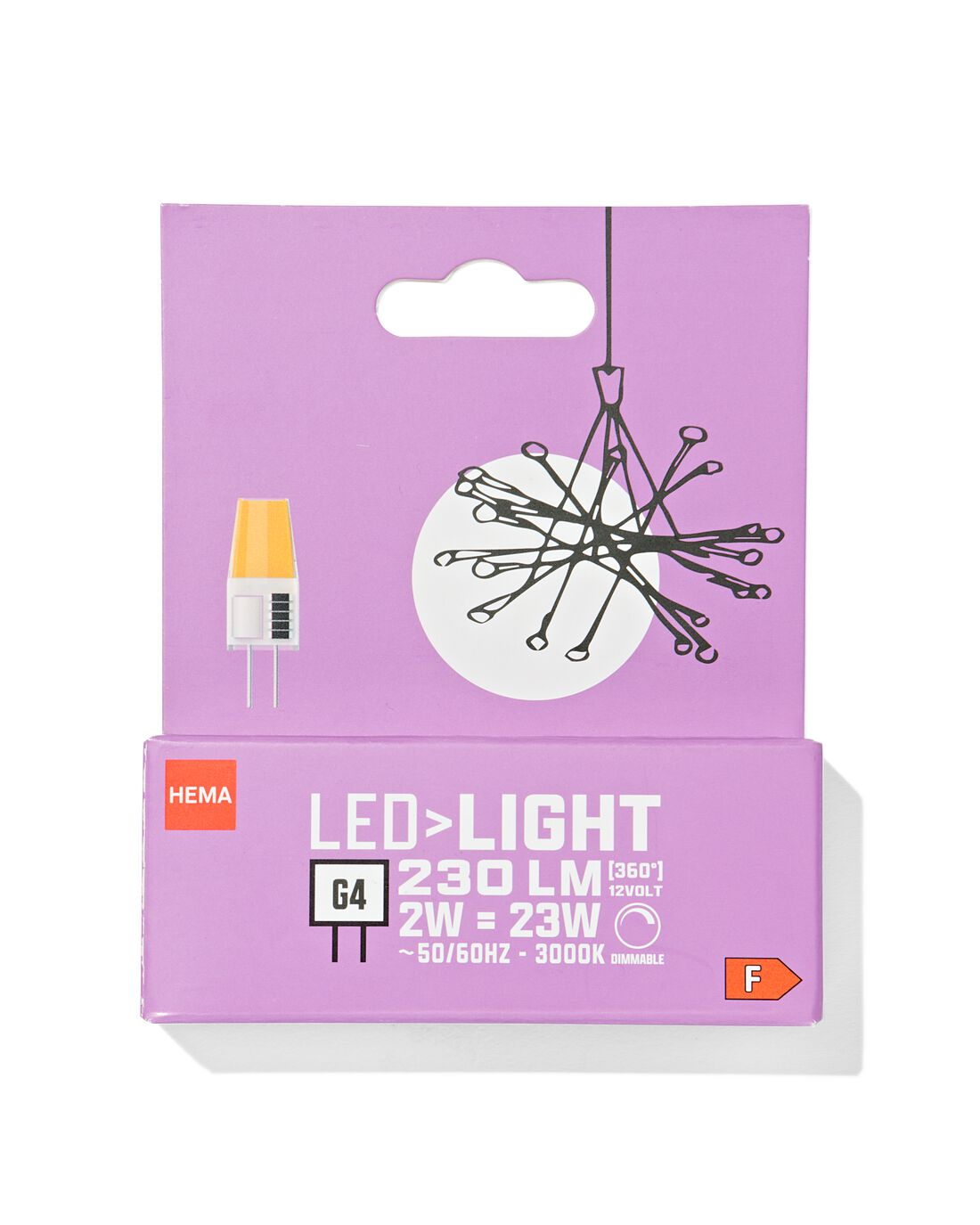 HEMA Led licht clear G4 2W 230lm dim | HEMA