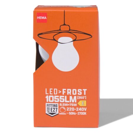 HEMA Led peer glass frost E27 8.5W 1055lm dim | HEMA