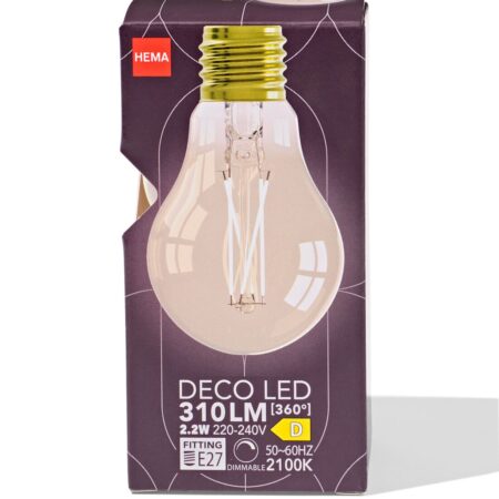 HEMA Led peer goud E27 4W 310lm dim | HEMA