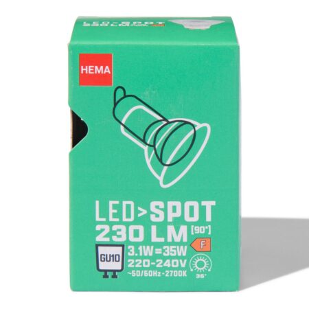 HEMA Led spot clear GU10 1.6W 230lm | HEMA