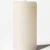 Led stompkaars ⌀7.5x15cm rustiek ivoor