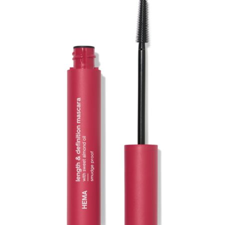 HEMA Lenght en definition mascara smudgeproof zwart | HEMA