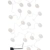 HEMA Lichtsnoer 8.95m met 18 led-lampions wit voor binnen en buiten | HEMA