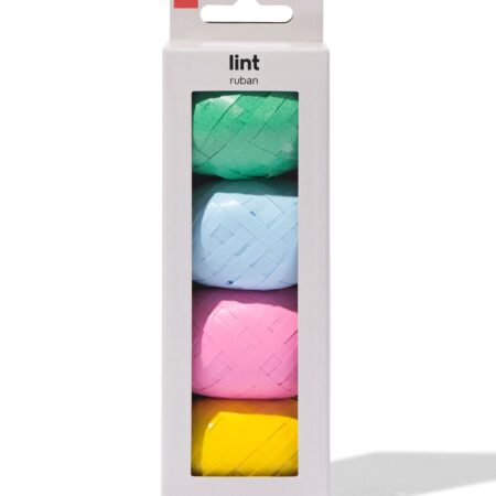 Lint 15m plastic confetti - 4 stuks