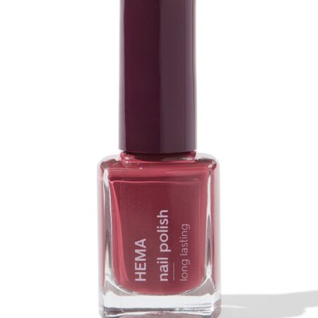 HEMA Long lasting nagellak 012 vampy smoke (rood) | HEMA
